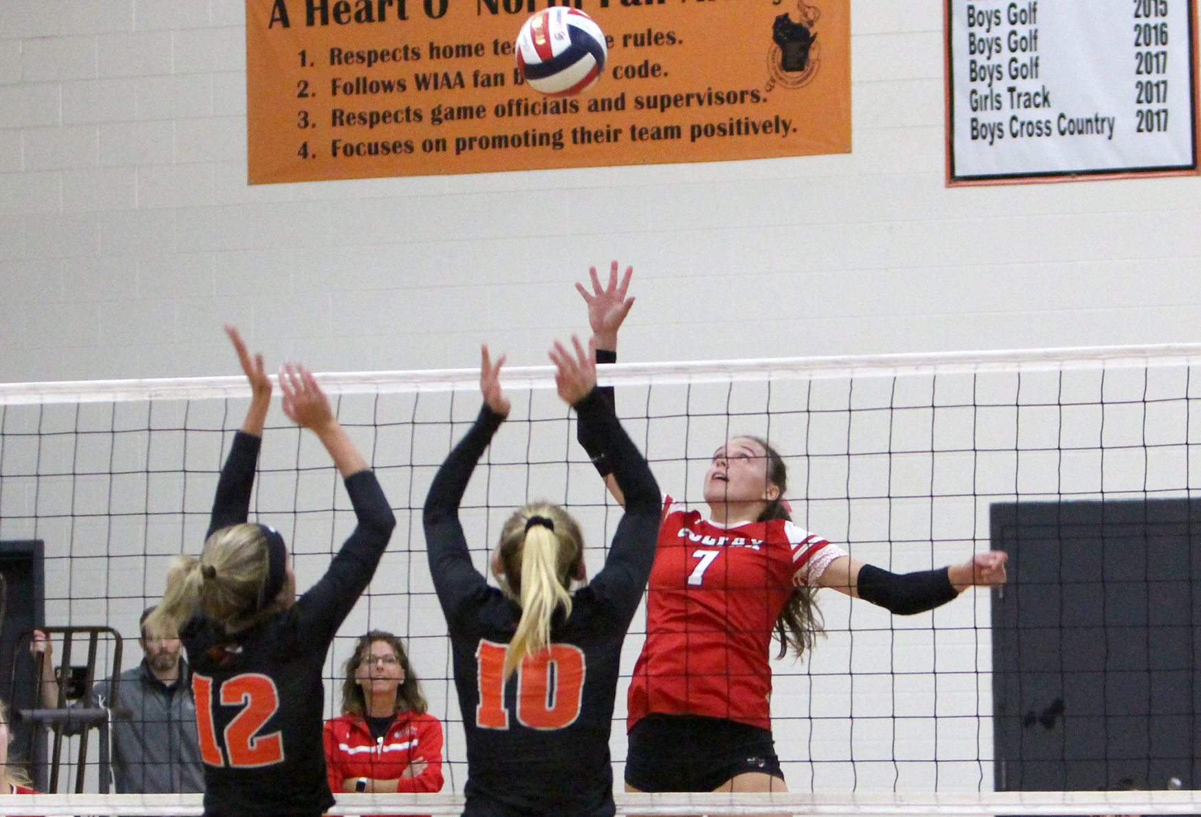 Colfax at Bloomer volleyball 10-8-19